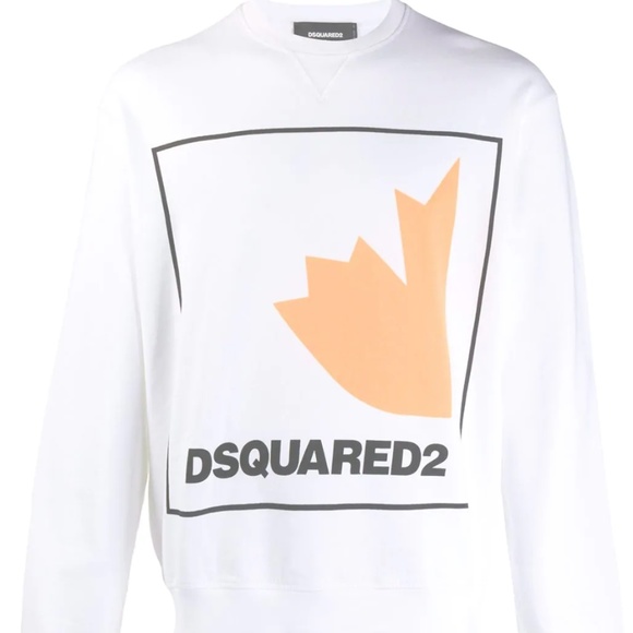 dsquared2 logo print sweatshirt